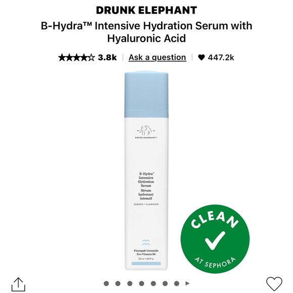 Drunk Elephant Other - Drunk Elephant B-Hydra™ Intensive Hydration Serum☀️